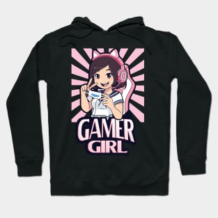 Anime Gamer Girl Gaming Girls Gift Hoodie